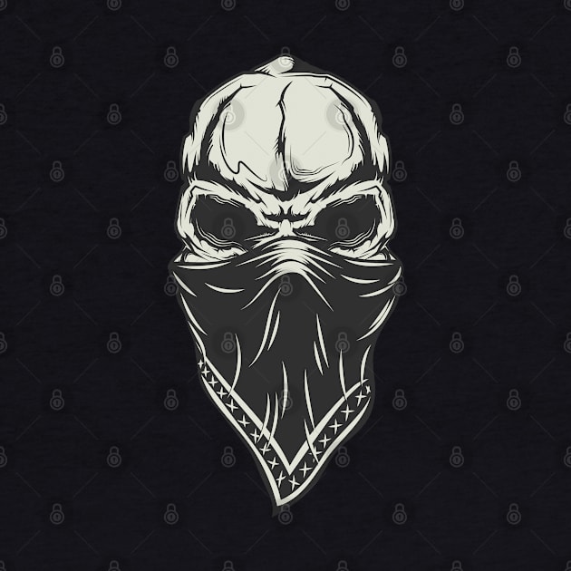 skull masked by ShirtyLife